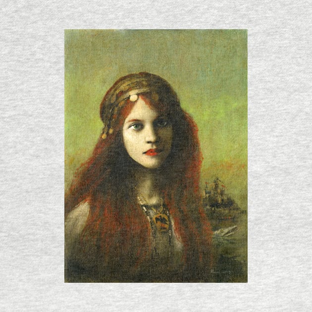 The Celt (Pre-raphaelite Redhead) by mictomart